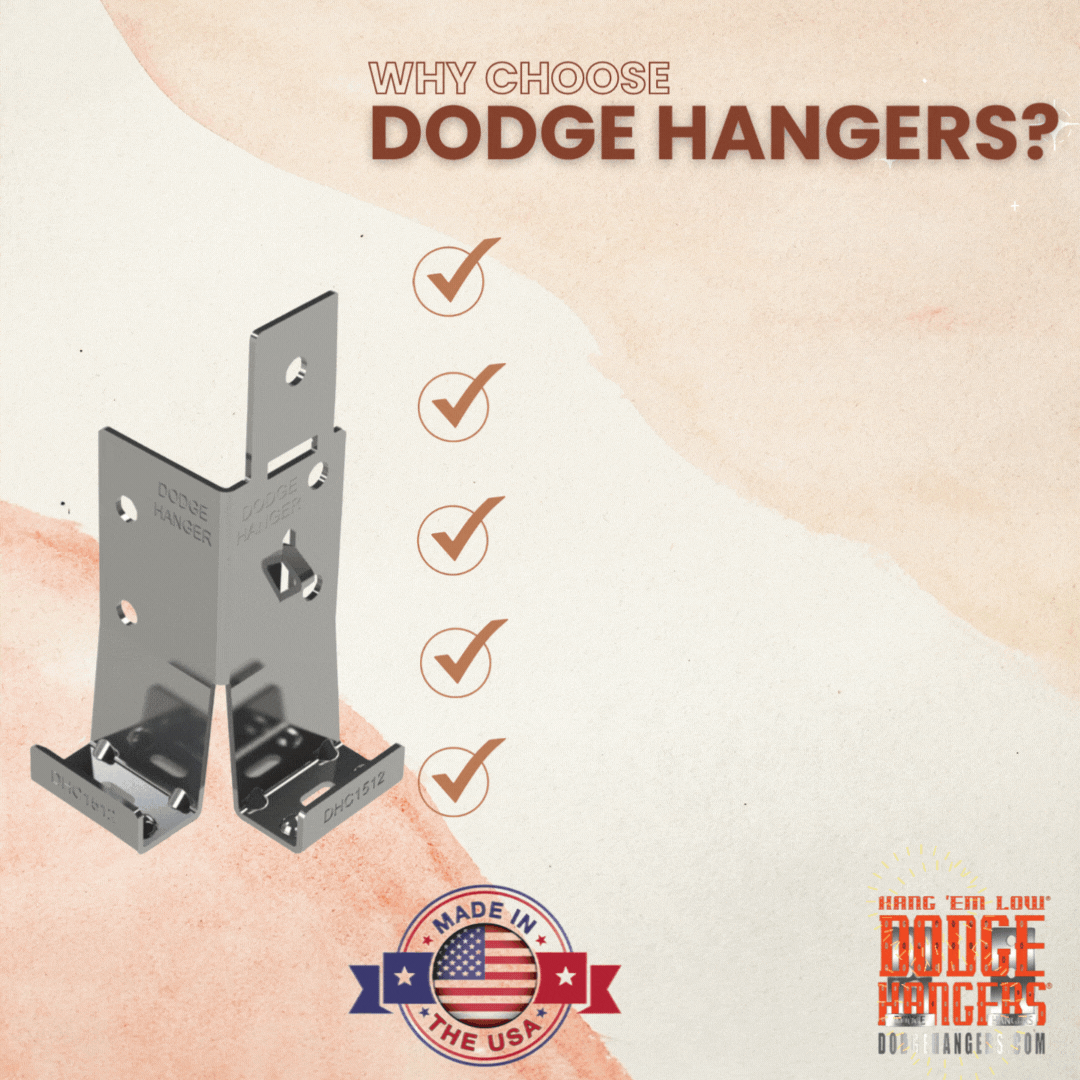 DROP SYSTEM® Dodge Hanger Corner 15 series  (4 pcs)DROP SYSTEM® Dodge Hanger Corner 15 series  (4 pcs) - Dodge Hanger