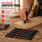Dodge Hangers® Carpenter Pencils – 6 Pack - Dodge Hanger