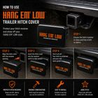 HANG 'EM LOW® Trailer Hitch Cover - Dodge Hanger