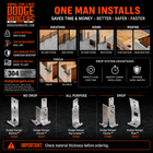 Dodge Hanger Rear – Drop Support for Siding & Roof Decking